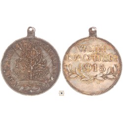 1. sz. Egyesületi Tartalék Kórház Front Karácsony 1915 érem