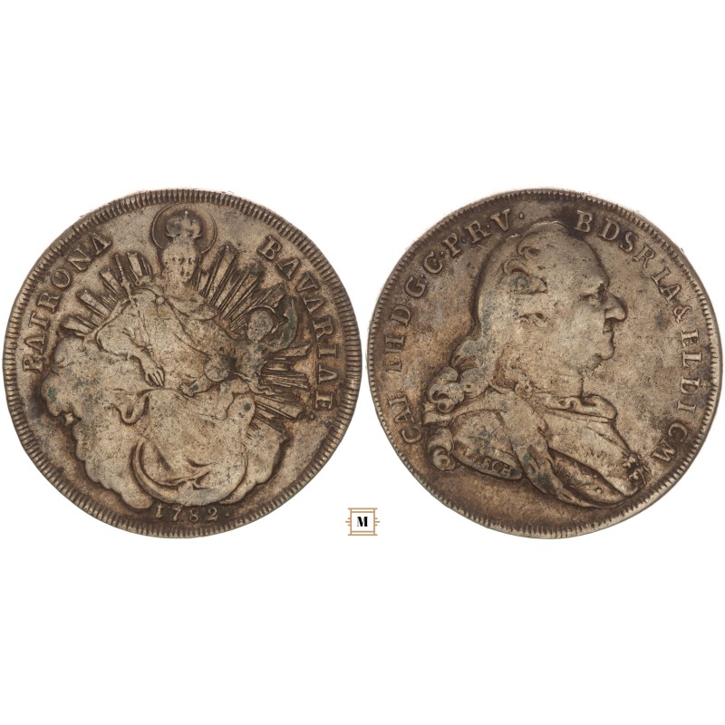 Bajorország, Károly Tivadar tallér 1782