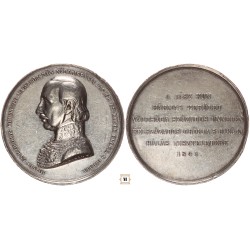 József Nádor tiszteletére ezüst érem 1845, Boehm