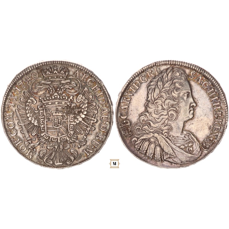 III. Károly tallér 1740 KB