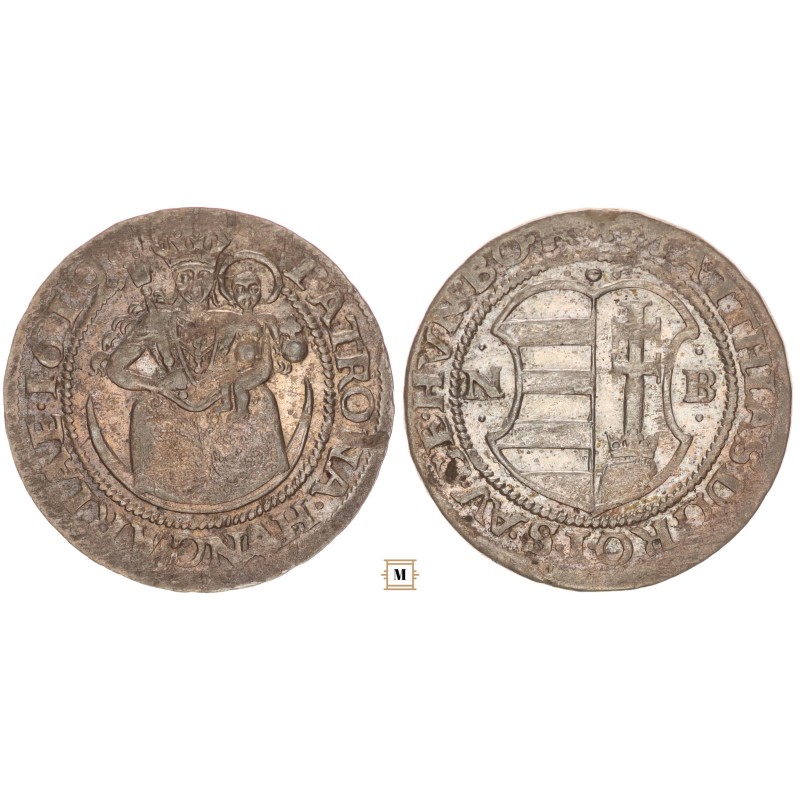 II. Mátyás garas 1619 NB