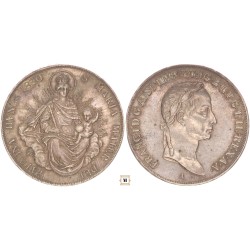 I. Ferenc madonnás tallér 1830 A