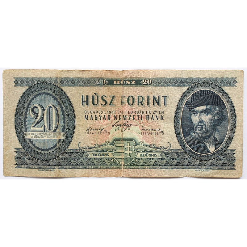 20 forint 1947
