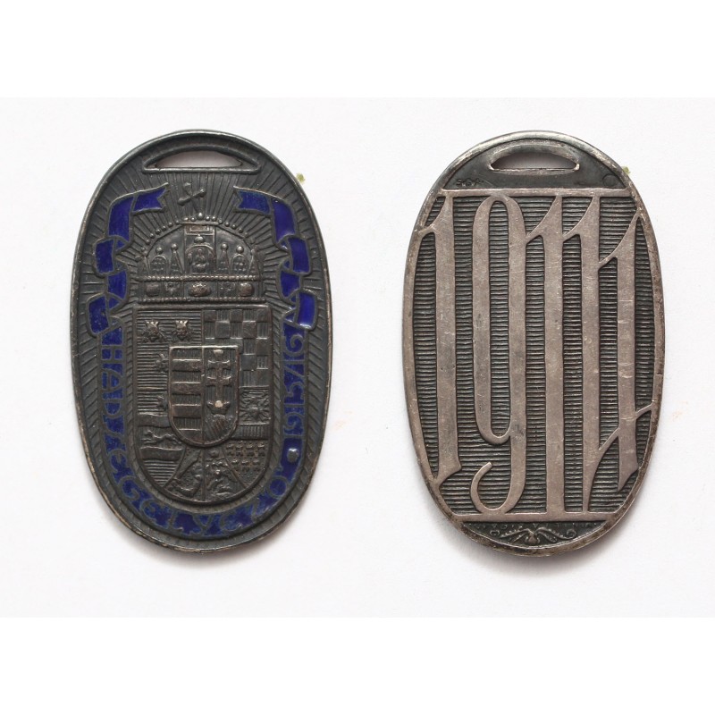 Hadsegélyező ovális jelvény 1914