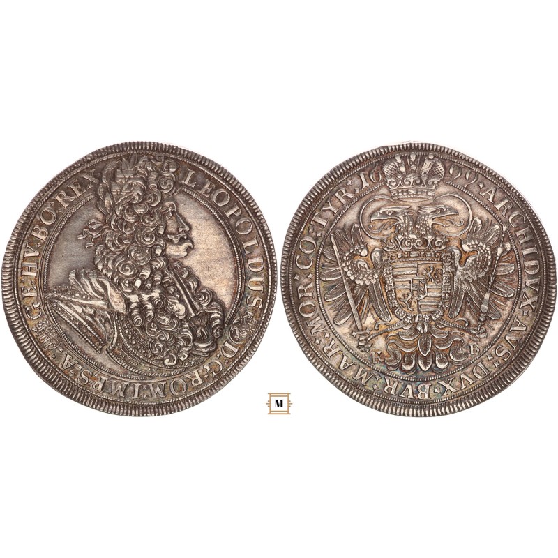 I. Lipót tallér 1699 KB