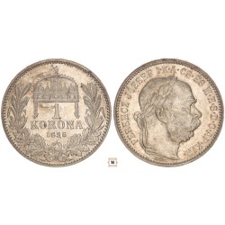 Ferenc József  1 korona 1896 KB