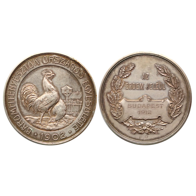 Baromfitenyésztők Országos Egyesülete - Az érdem jeléül Budapest 1913