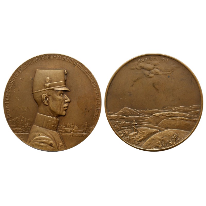 Eduard von Böhm-Ermolli, Lemberg visszafoglalása emlékérem 1915