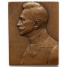 Conrad von Hötzendorf vezérkari főnök bronz plakett 1914-1915