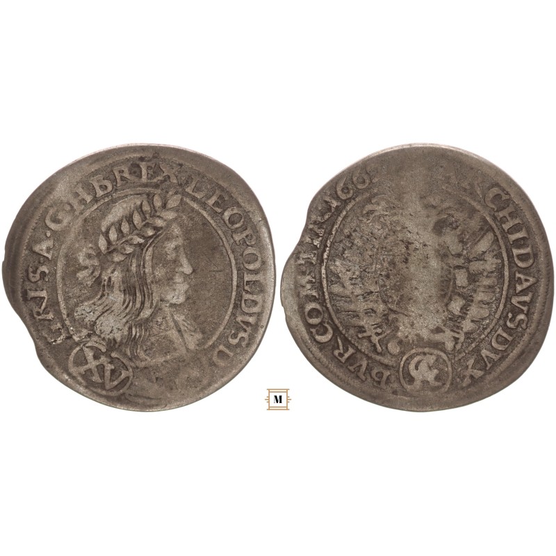 I. Lipót 15 krajcár 1662 Bécs