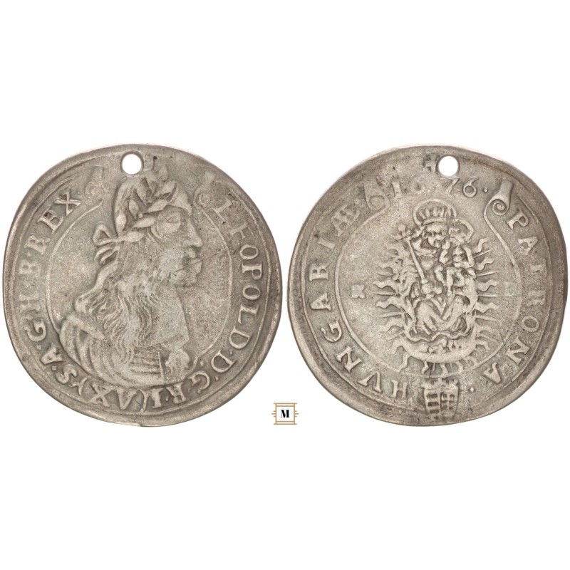 I. Lipót 15 krajcár 1676 KB