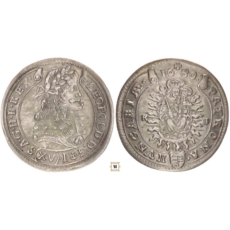 I. Lipót 15 krajcár 1680 KB