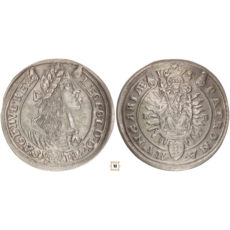 I. Lipót 15 krajcár 1675 KB