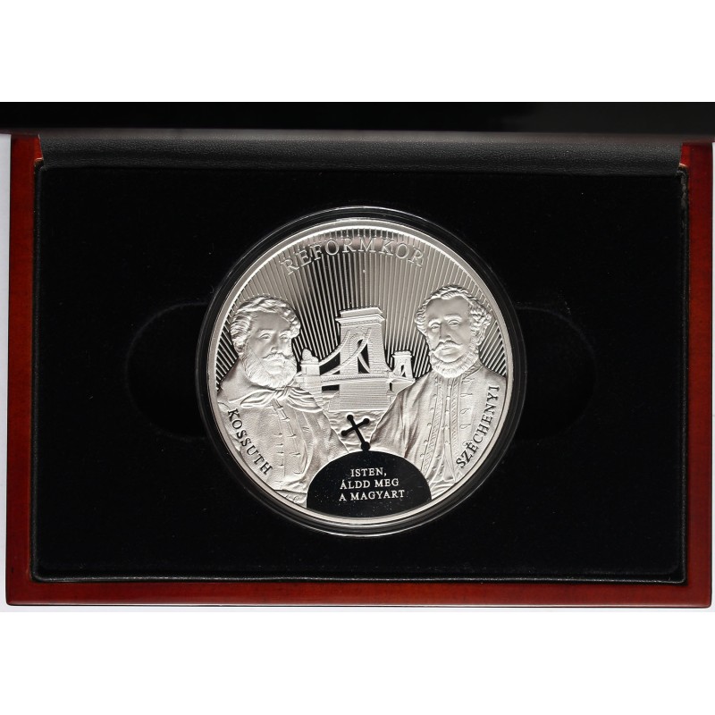 Reformkor 200. évforduló alkalmából ezüst érem 5 uncia