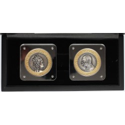 Ferenc József és Sissi koronázás 155-ik évfordulója éremszett 2022