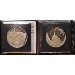 Magyar Királyi Ékszerek hazahozatala ezüst emlékérem