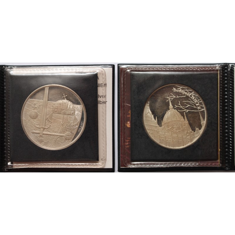 Magyar Királyi Ékszerek hazahozatala ezüst emlékérem