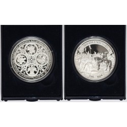 Millecentenárium ezüst emlékérem 1/2 Oz