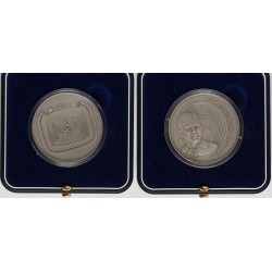 Puskás Ferenc ezüst emlékérem 2007 ezüstpatinázott