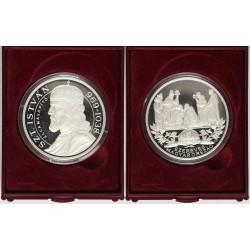 Ezeréves Magyarország - Államalapítás emlékére ezüst érem 1 uncia