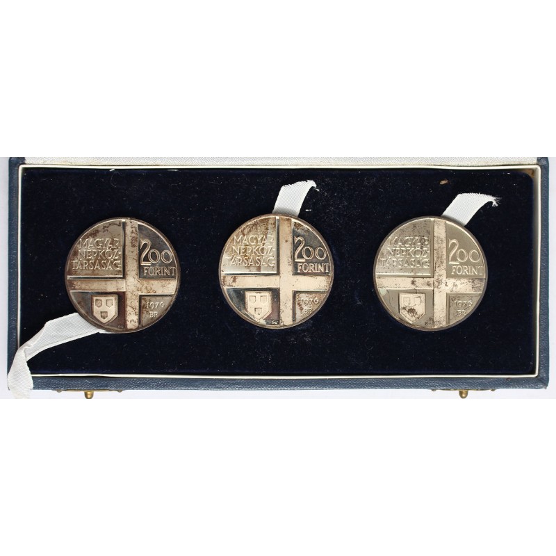 3 x 200 forint Festők sor 1976 BP dobozban
