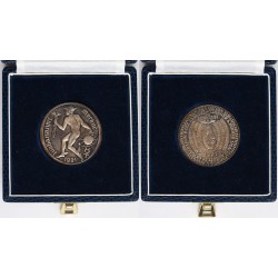 Merkur ezüst emlékérem 1991