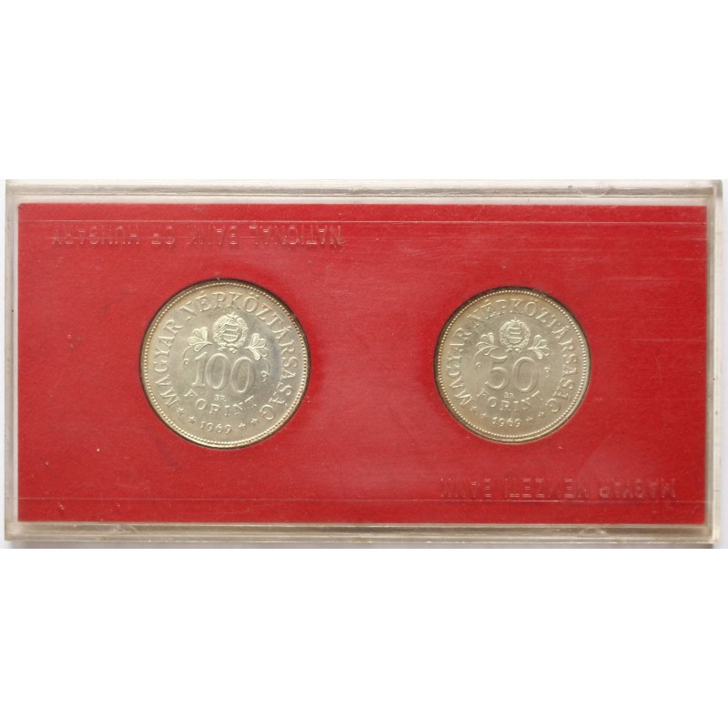 50-100 forint Tanácsköztársaság 1969 BP MNB tokban