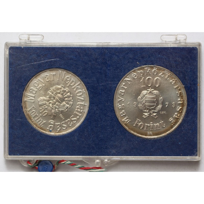 50-100 forint Petőfi Sándor 1973 BP MNB tokban