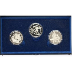 Orvosi Éremsor ezüst éremszett: Fodor, Korányi, Semmelweis