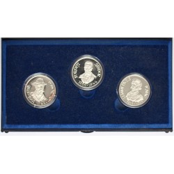 Orvosi Éremsor ezüst éremszett: Fodor, Korányi, Semmelweis