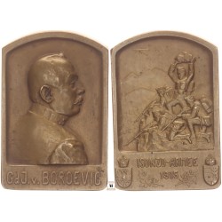Svetozar Boroevic Tábornagy - Isonzo hadsereg 1915 emlékplakett