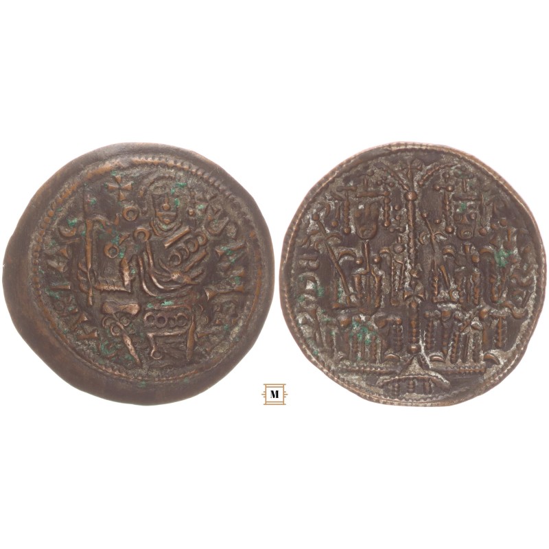 III. Béla 1172-96 rézpénz ÉH 114