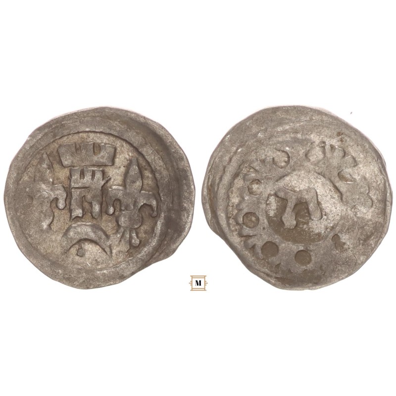 IV. Béla 1235-70 denár ÉH 228 félhold alatt csillag R!