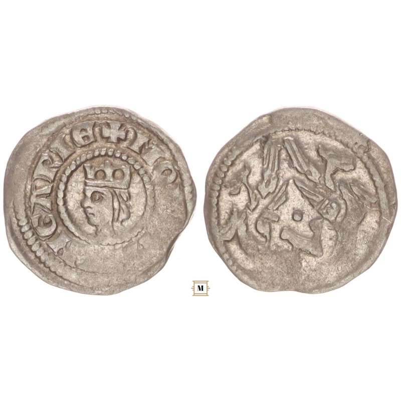 V. István /IV.Béla/ 1245/1270-72 denár ÉH 268