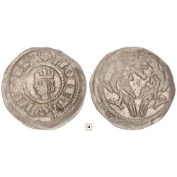 V. István /IV.Béla/ 1245/1270-72 denár ÉH 268