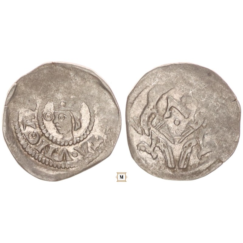 V. István /IV.Béla/ 1245/1270-72 denár szigla ÉH 268