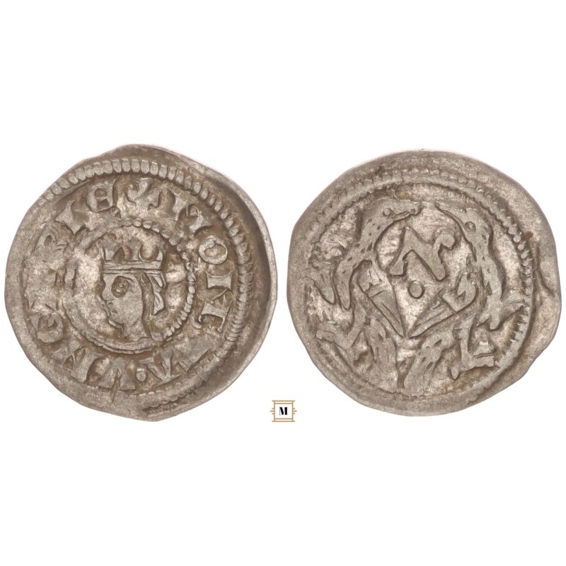 V. István /IV.Béla/ 1245/1270-72 denár ÉH 268