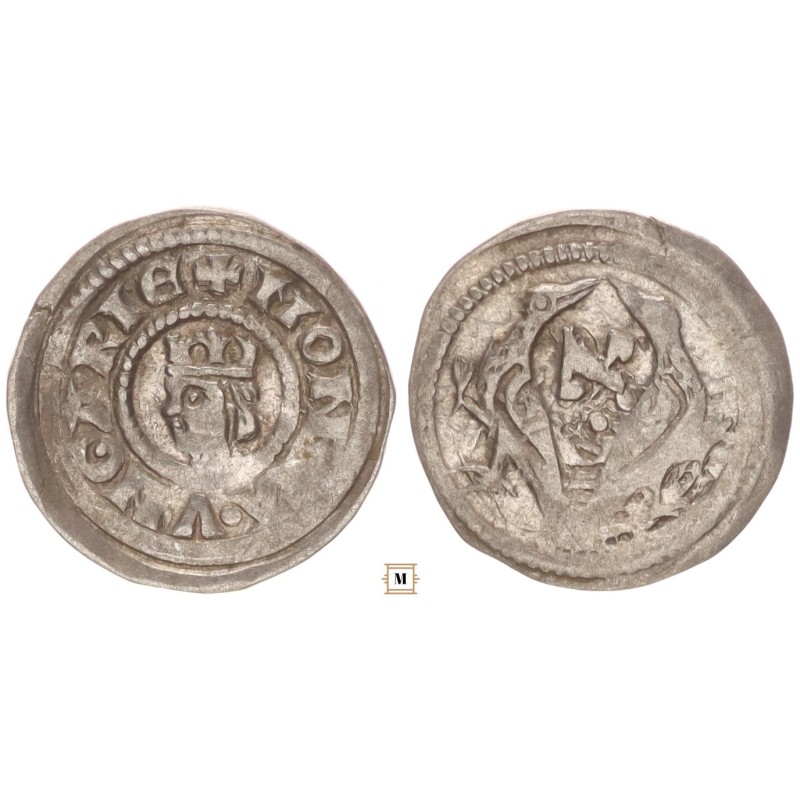 V. István /IV.Béla/ 1245/1270-72 denár ÉH 268