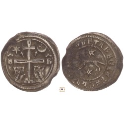 Szlavón denár V. István 1245/1270-72 S-R ÉHsz12