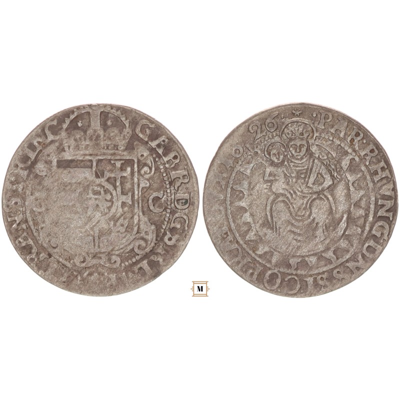 Erdély, Bethlen Gábor széles garas 1626 CC / Liliom