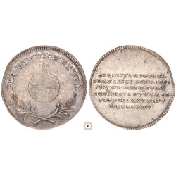 Karolina Auguszta pozsonyi koronázási zseton 1825