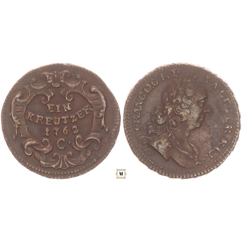 Lotharingiai Ferenc 1 krajcár 1762 C