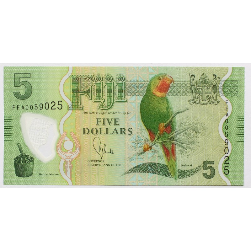 Fidzsi-szigetek 5 dollár én. /2012/