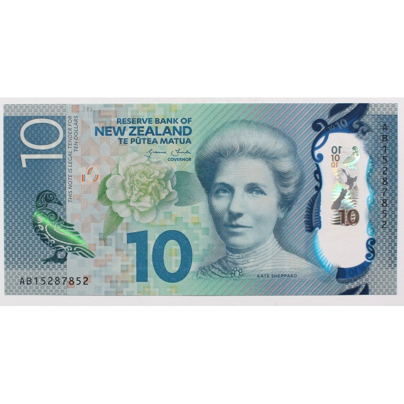 Új-Zéland 10 dollár 2015
