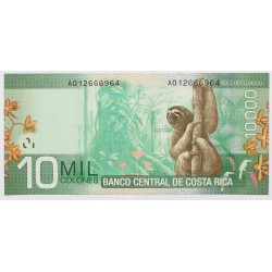 Costa Rica 10000 colones 2009