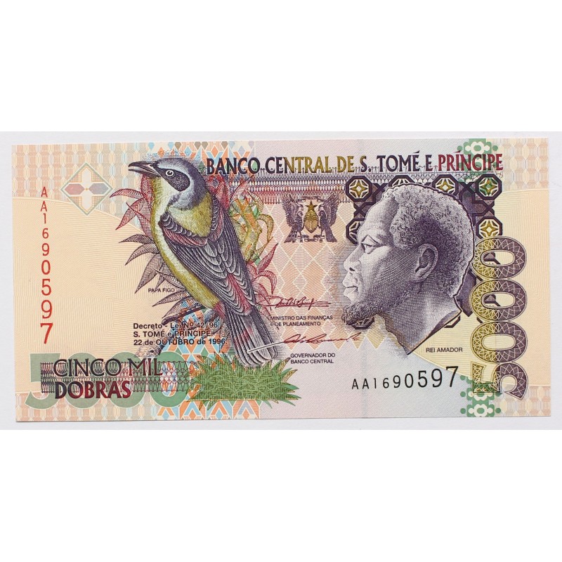 Sao Tome és Principe 5000 dobra 1996