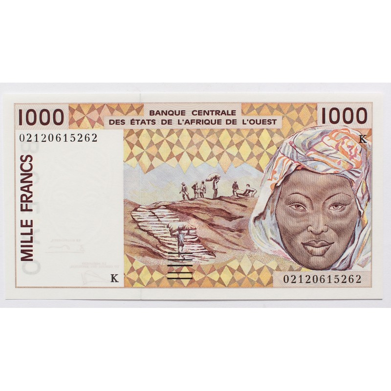 Nyugat-Afrikai Államok Szenegál 1000 frank 2002