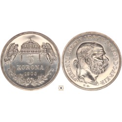 Ferenc József 5 korona 1900 KB ARTEX
