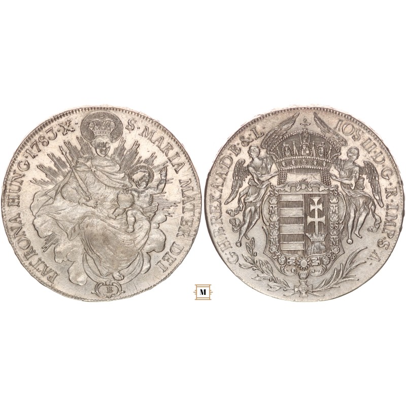 II. József tallér 1783 B Körmöcbánya