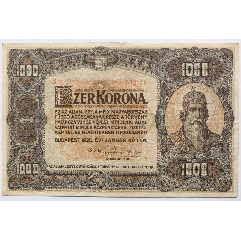 1000 korona 1920